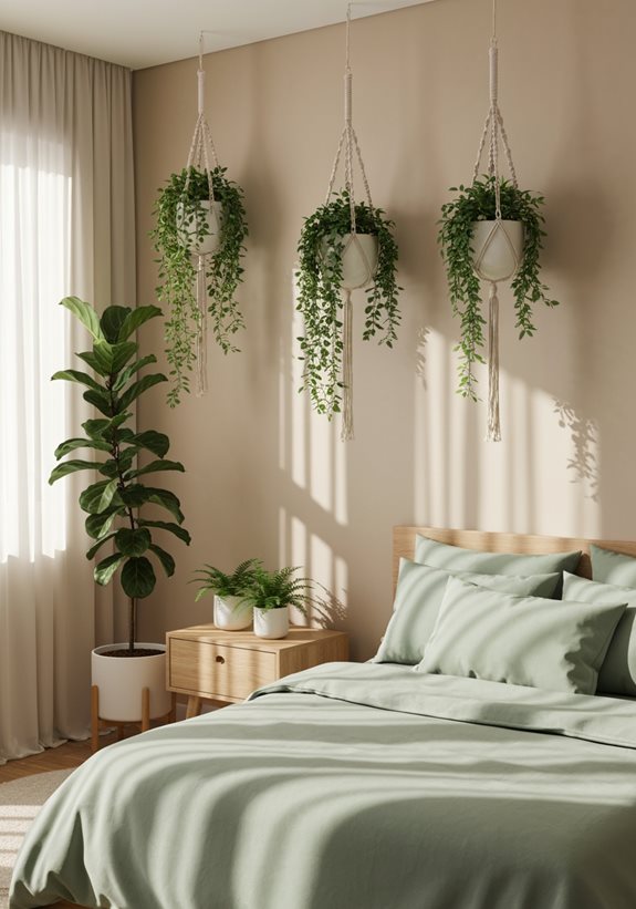 plantes vertes luxuriantes d'intérieur