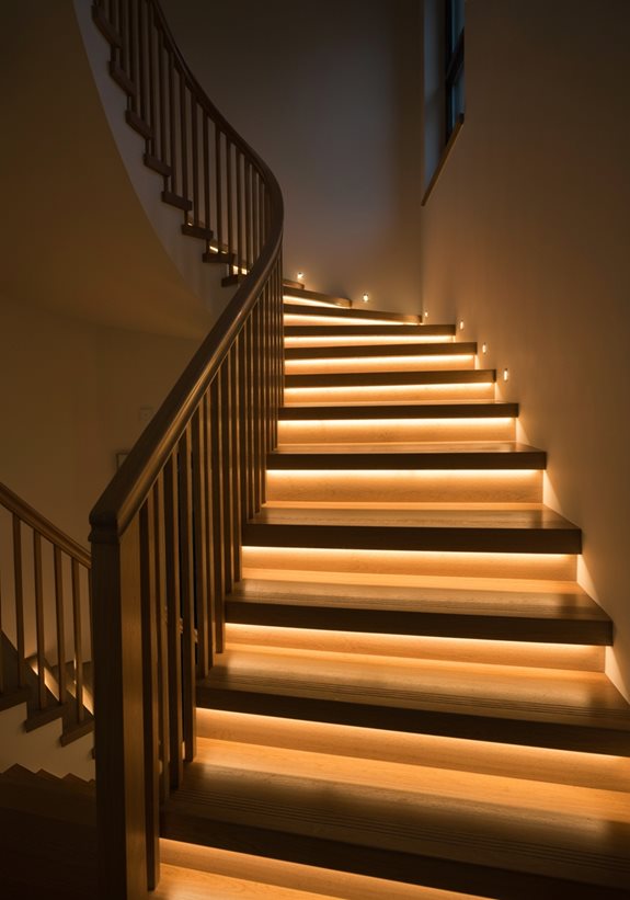éclairage d'escalier LED magique