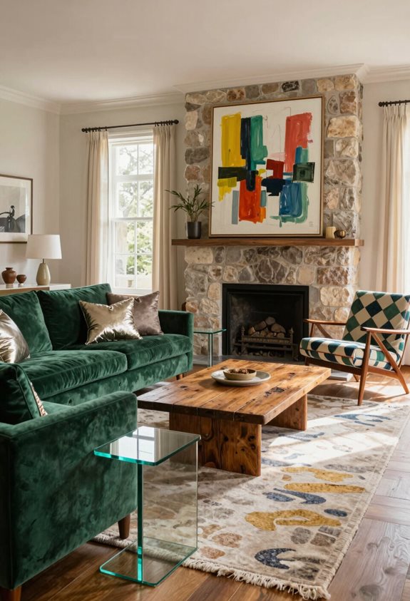 mélanger et assortir des styles de meubles