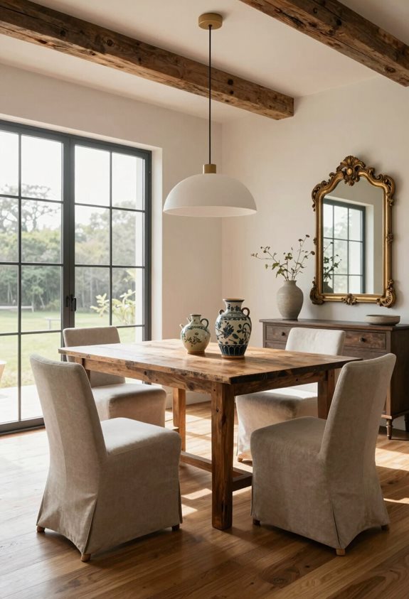 fusion de design moderne et antique