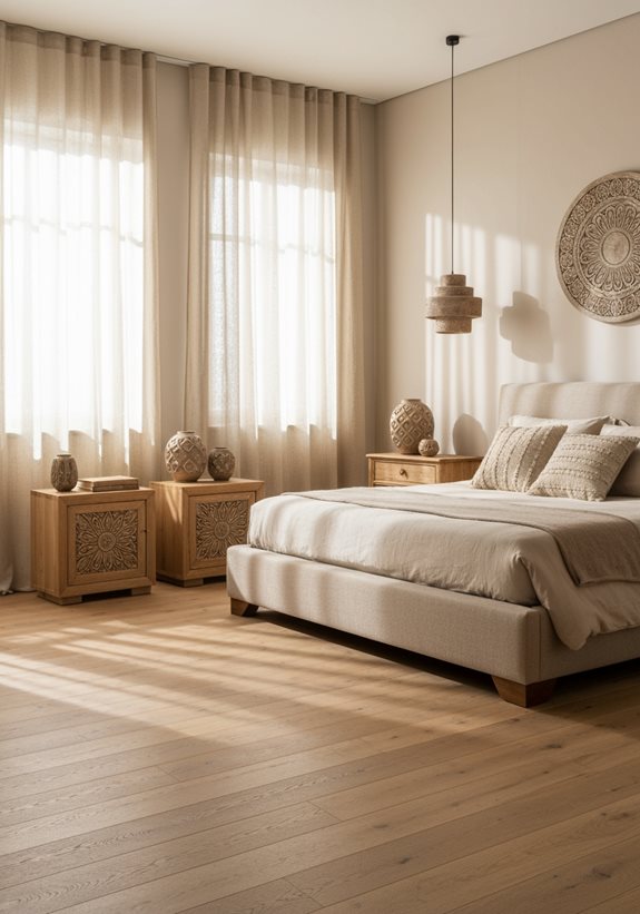 chambre confortable naturelle harmonie