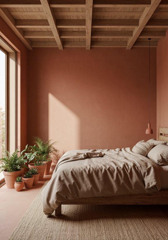 bois naturel accents en terracotta