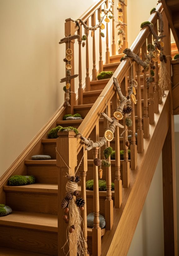 décorations recyclées inspirées de la nature