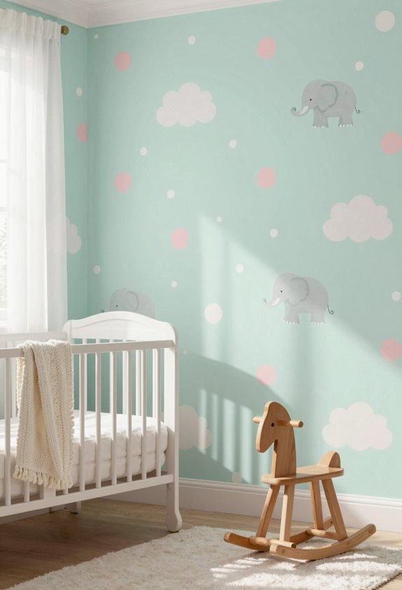 décor à pois nostalgique