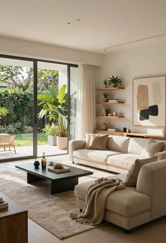 avantages de l'espace de vie ouvert