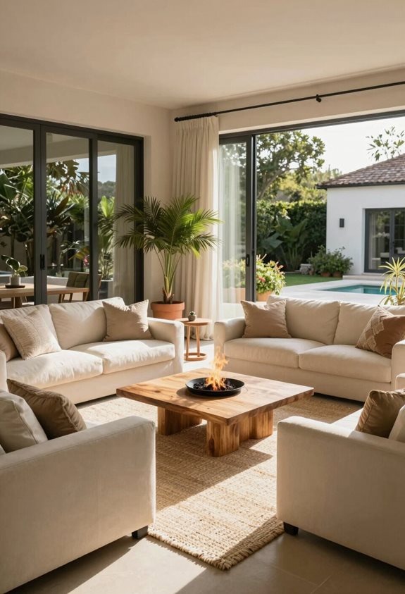 intégration de l'espace de vie extérieur