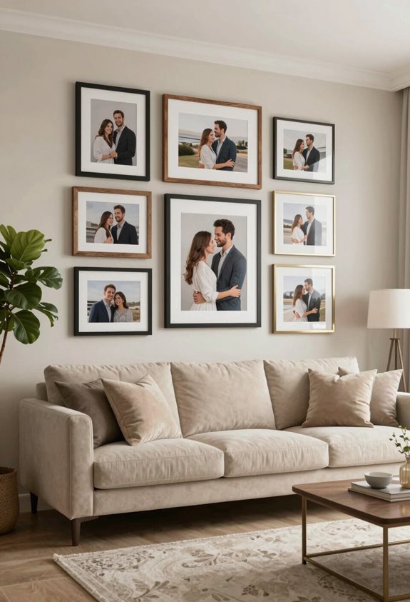 décoration murale de galerie personnelle