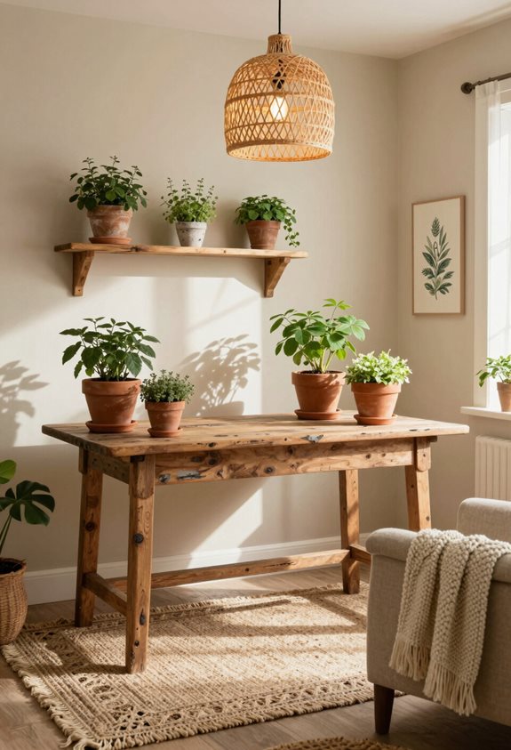 Les plantes en pot améliorent l'ambiance