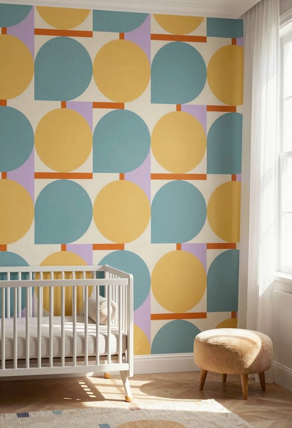 shapes géométriques rétro amusantes