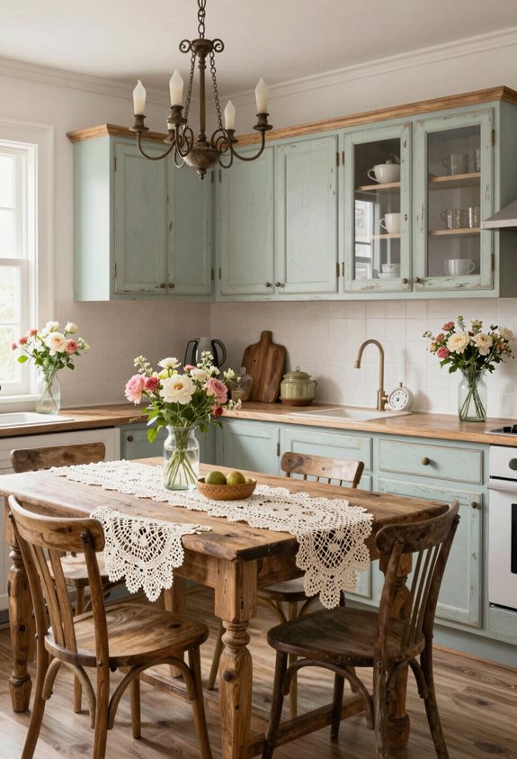 idées de coin repas rustique