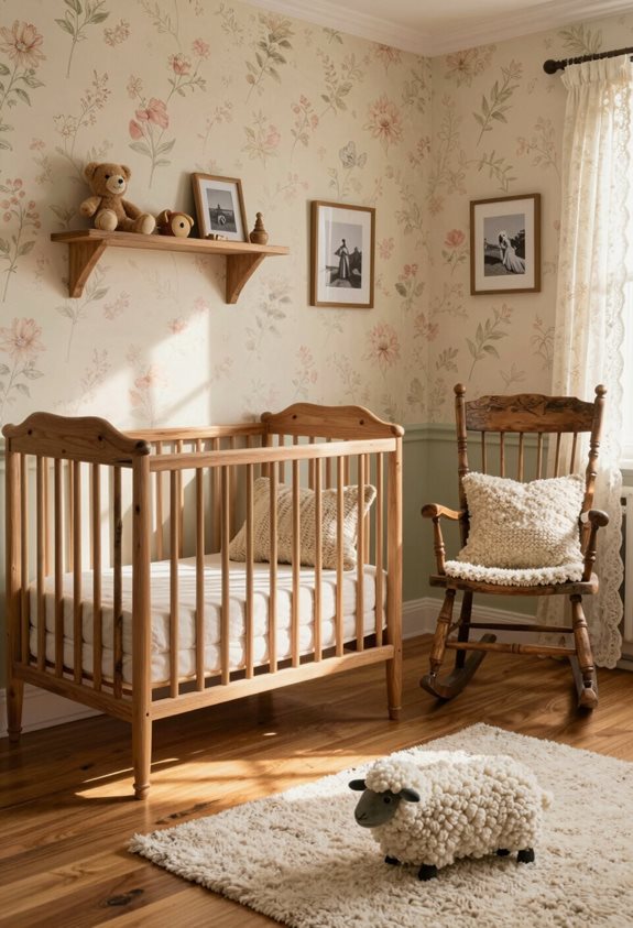 accents de nursery en bois rustique