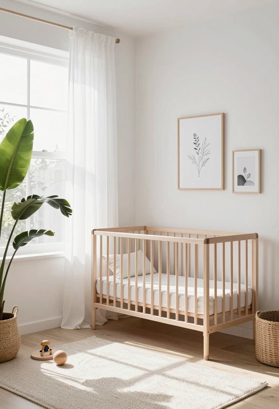 chambre de bébé minimaliste scandinave