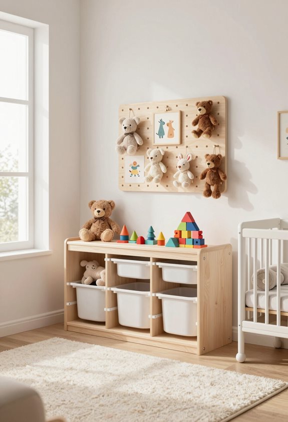 stratégies d'organisation de jouets rationalisées