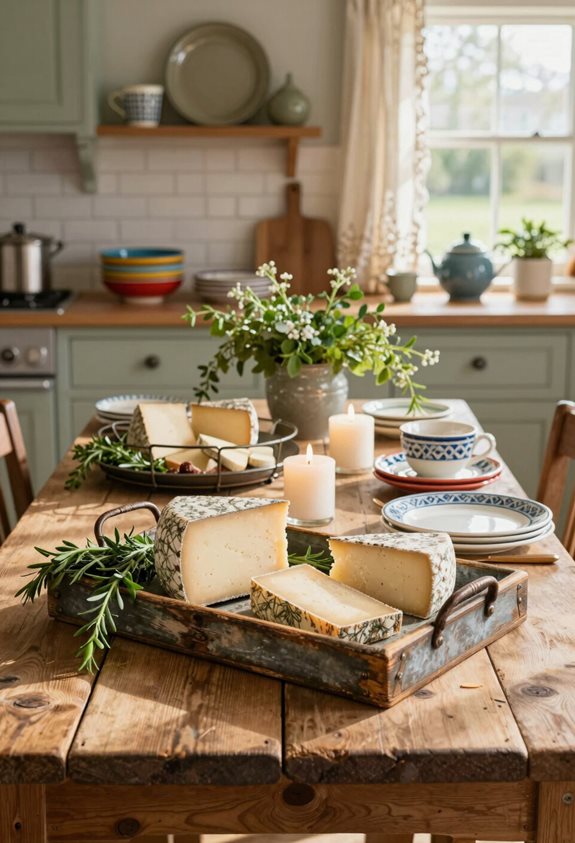 plateaux de service décoratifs élégants