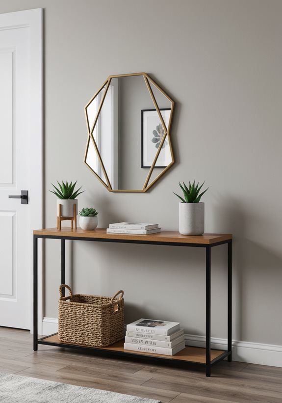 table console élégante et peu encombrante