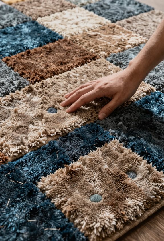 textures tactiles dans les intérieurs