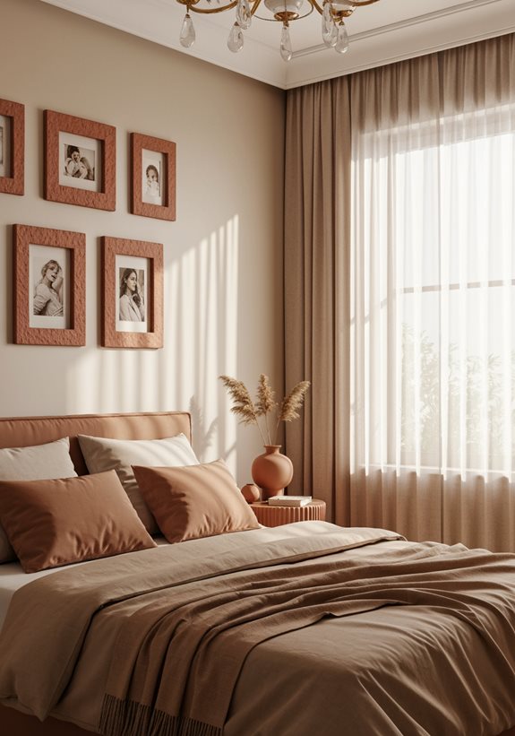 cadres photo en terre cuite charme