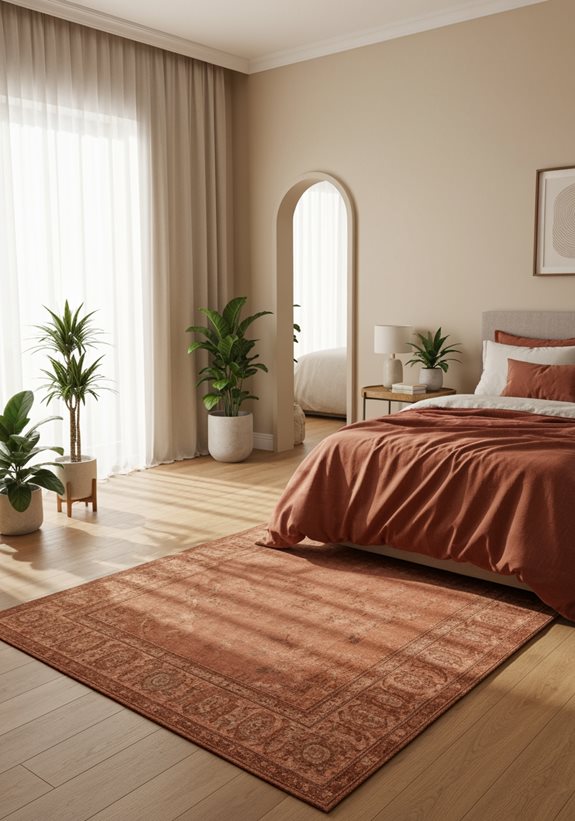 tapis en terracotta pour le confort