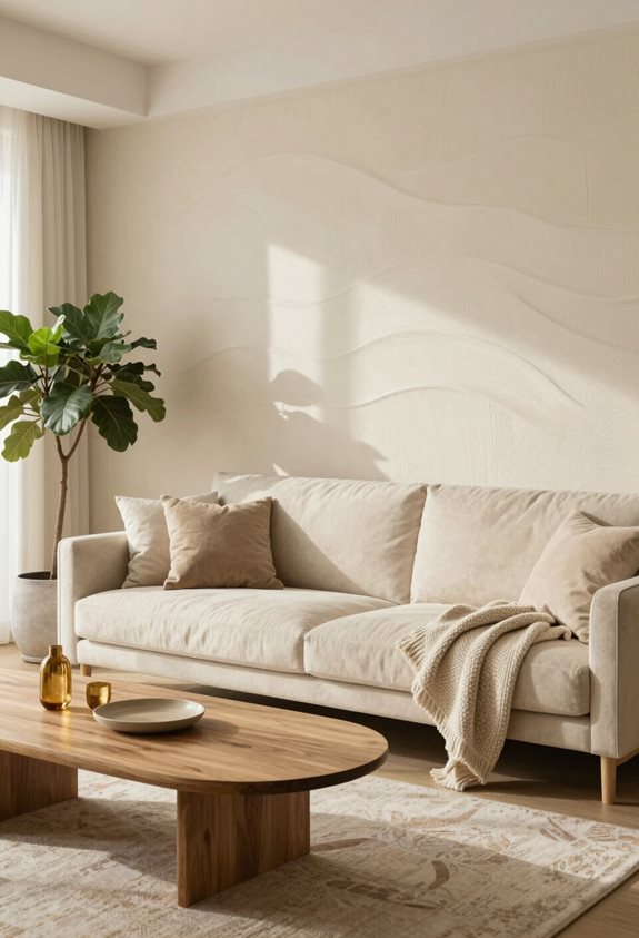 idées de design de mur texturé