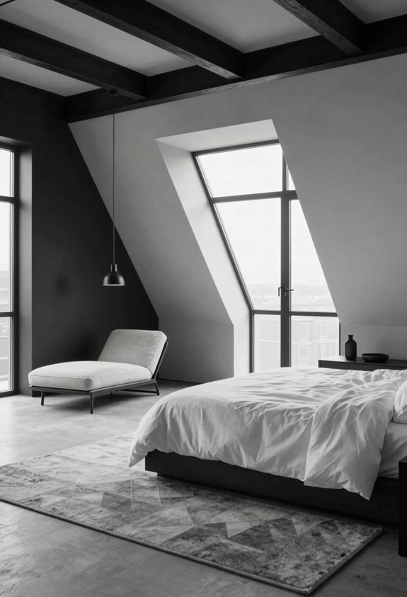 retraite intemporelle en noir et blanc