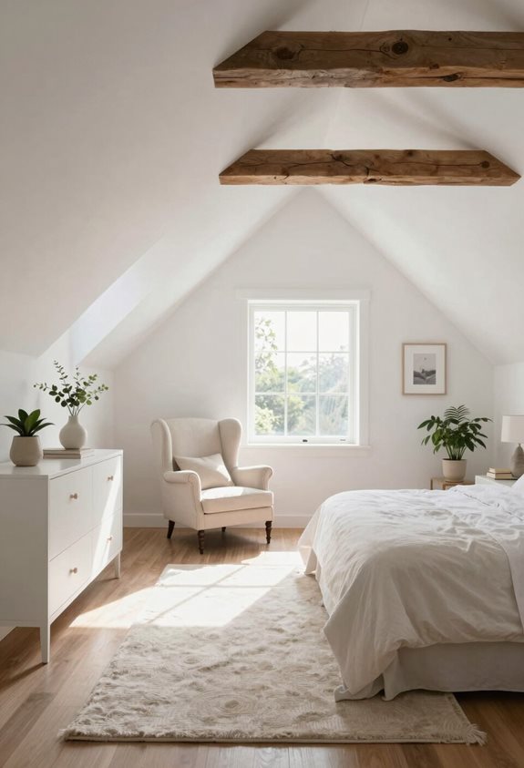 design blanc et bois intemporel