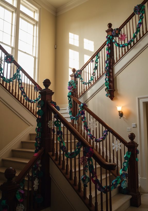 guirlandes en papier DIY vibrantes