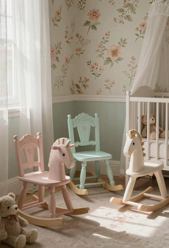 charm des chaises pour enfants vintage