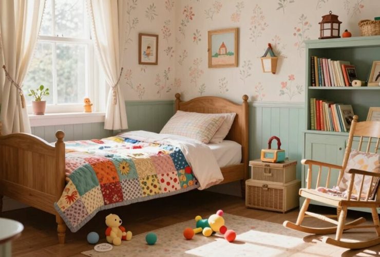 inspirations de chambres d'enfants vintage