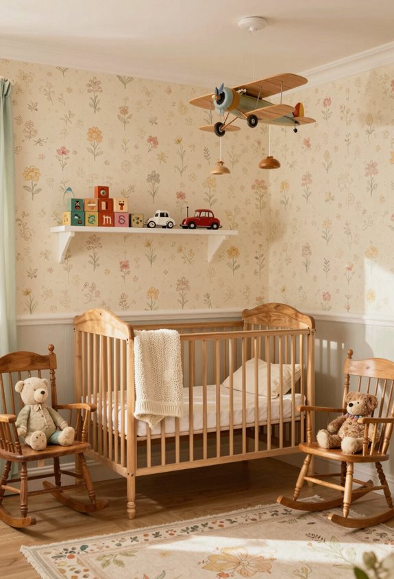 charme de la vitrine de jouets vintage