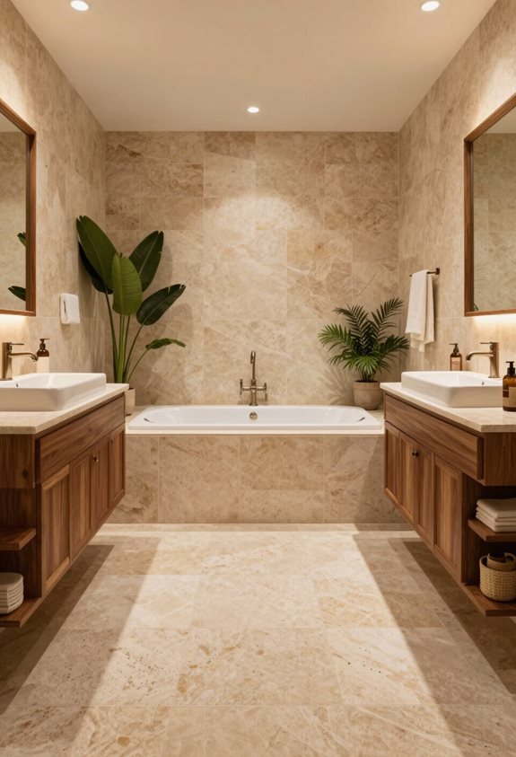 ambiances aux tons chauds et terreux