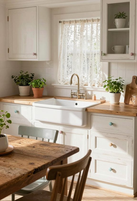 évier de ferme chaleureux charme