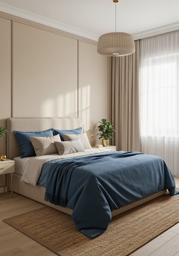 palette de couleurs chaudes et accueillantes