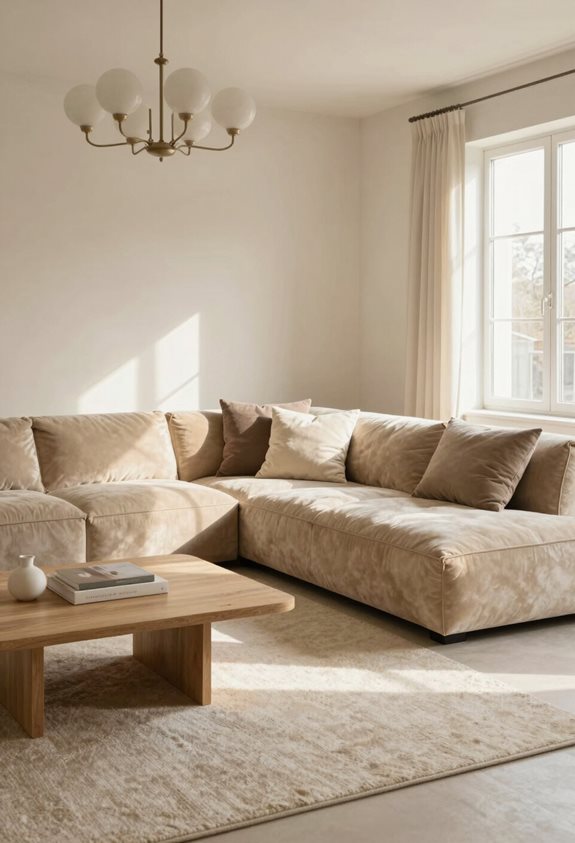 teintes chaudes et accueillantes de beige