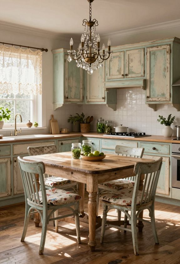 chaleur des meubles rustiques