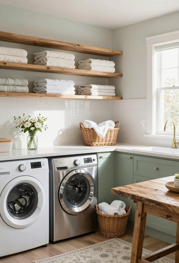 espace de lavage accueillant et organisé