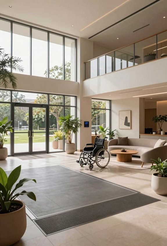 idées de design d'entrée accessible