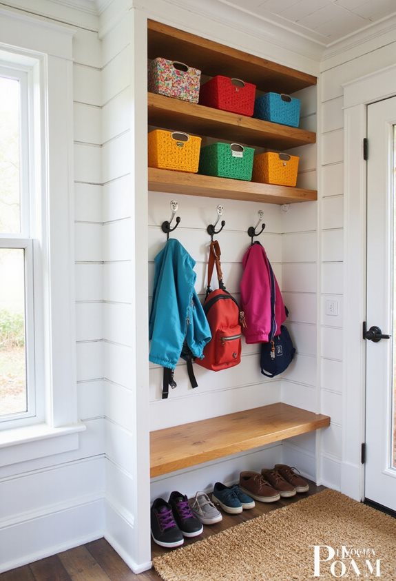 étagères supplémentaires pour l'organisation