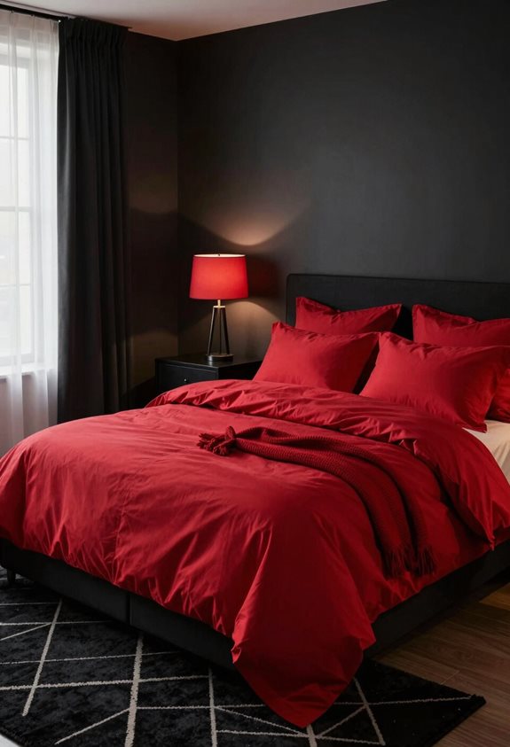 équilibrer le rouge et le noir