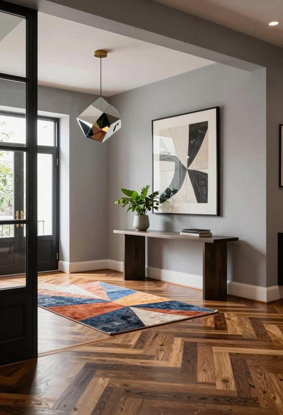 les revêtements de sol audacieux font des déclarations