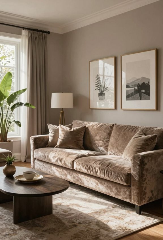 choisir une finition mur taupe