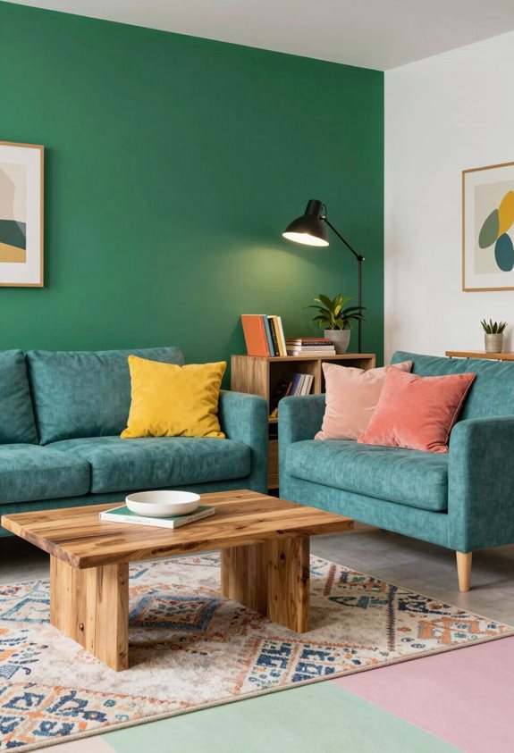 zones de couleur pour l'ambiance