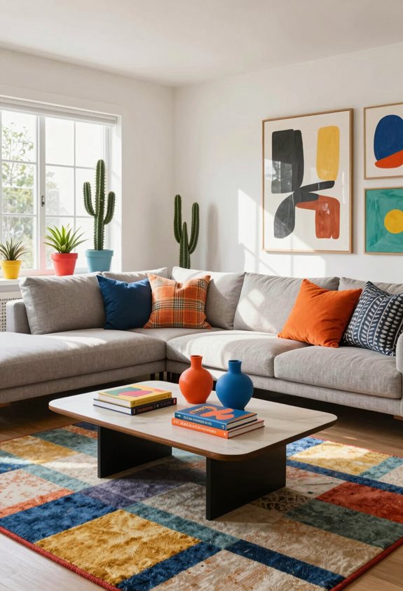 accessoires de maison fonctionnels et colorés