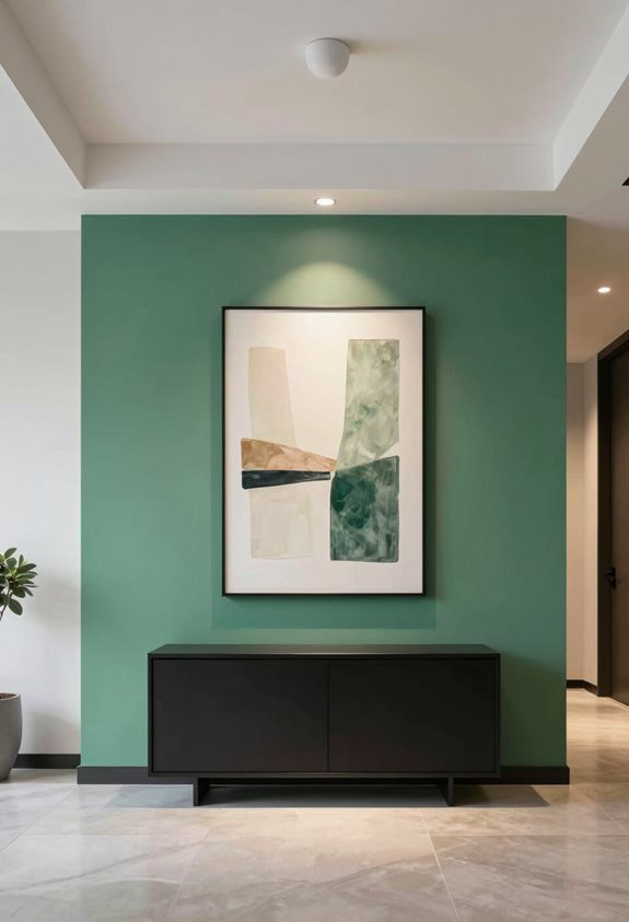 idées de traitement mural contemporain