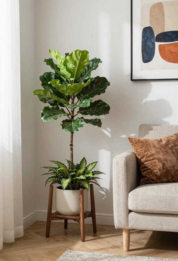 avantages du support de plantes d'angle