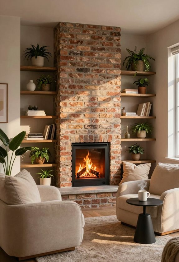 coin douillet chaleur de la cheminée