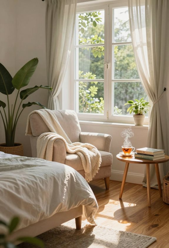 idées de coin lecture douillet