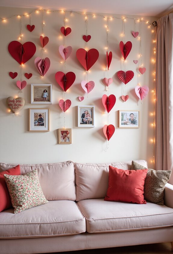 art mural romantique créatif