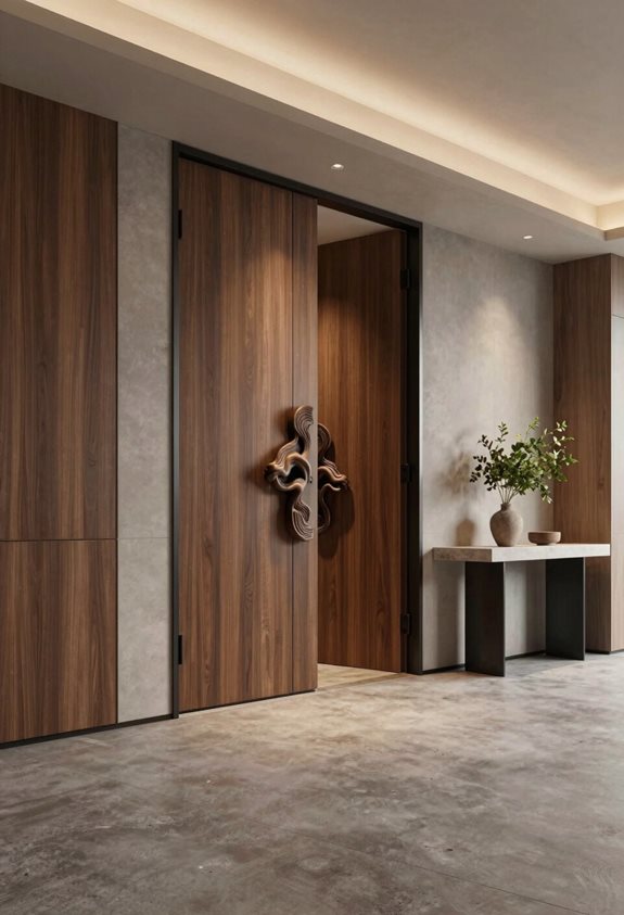 le matériel de porte améliore le style