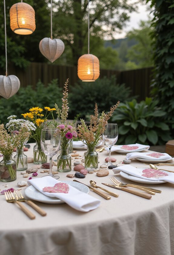 decorations de la saint-valentin écologiques