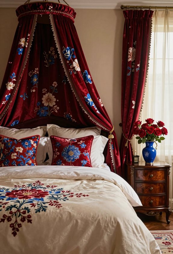 imprimés floraux élégants décor